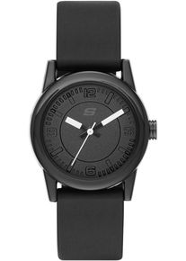 Quarzuhr Skechers "ROSENCRANS", schwarz, Armbanduhren, Damen, Quarzuhr, Armbanduhr, Damenuhr, Silikonarmband, analog, Mineralglas