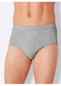 King&acute;S Club Slip KINGS CLUB, Herren, Gr. 10, 10 Stk., grau (5x grau, meliert, 5x schwarz), 100% Baumwolle, Unterhosen Slip