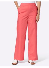 Schlupfhose Heine, Damen, Gr. 46, Normalgr&ouml;&szlig;en, koralle, 98% Baumwolle, 2% Elasthan, unifarben, Hosen Schlupfhose