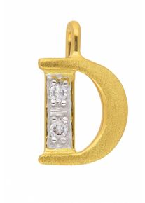 Adelia&acute;s Buchstabenanh&auml;nger ADELIA&acute;S "585 Gold Buchstabenanh&auml;nger mit Diamant", gold, Schmuckanh&auml;nger, Damen, 0,02 SI = kleine Einschl&uuml;sse D, Gelbgold 585, Buchstabenanh&auml;nger