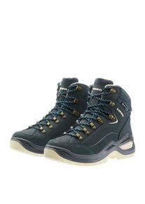 Wanderschuh Lowa "RENEGADE EVO GTX MID WS", Damen, Gr. 41, schieferblau, dune, Leder, Schuhe Wanderschuh, wasserdicht, winddicht,atmungsaktiv dank GORE-TEX Membrane