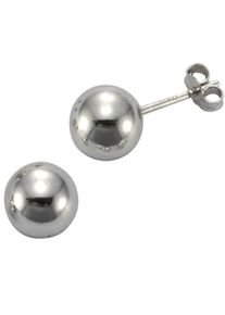 Paar Ohrstecker Firetti "Schmuck Geschenk Silber 925 Ohrschmuck Kugel" Gr. 6, silber (silberfarben), Ohrringe, Damen, 6, Silber 925 (Sterlingsilber), Paar Ohrstecker
