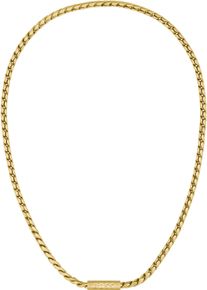 Gliederkette BOSS "DORAN", gold (gelbgoldfarben), Halsketten, Herren, Edelstahl, L: 56 B: 4,7mm, Gliederkette, B:4,7mm