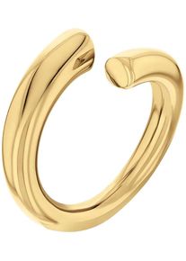 Fingerring Calvin Klein "CK SPIRAL" Gr. 56, gold (gelbgoldfarben), Fingerringe, Damen, 56, Edelstahl, 11mm, Fingerring