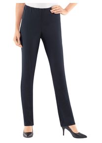 Dehnbund-Hose Stehmann, Damen, Gr. 46, Normalgr&ouml;&szlig;en, blau (marine), 72% Viskose, 25% Polyamid, 3% Elasthan, unifarben, lang, Hosen Dehnbund-Hose
