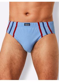 King&acute;S Club Slip KINGS CLUB, Herren, Gr. 9, 5 Stk., blau (3x jeansblau, 2x himmelblau), 100% Baumwolle, Unterhosen Slip