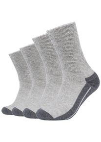 Socken Camano "function", Damen, Gr. 35-38, grau (light grau), Obermaterial: 60% Baumwolle, 37% Polyester, 2% Elasthan, 1% Polyamid, Socken Socken, perfekte Feuchtigkeitsregulation, Topseller