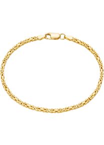 K&ouml;nigsarmband Firetti "Schmuck Geschenk Silber 925 Armschmuck Armband K&ouml;nigskette" Gr. 21, gold (gelbgoldfarben), Armb&auml;nder, Herren, 21, Silber 925 (Sterlingsilber), K&ouml;nigsarmband