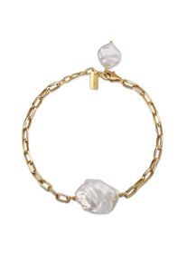 Armband AILORIA "Armband gold/wei&szlig;e Perle SHINJU", wei&szlig;, Armb&auml;nder, Damen, Armband