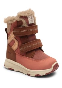 Winterstiefel bisgaard "spencer tex", M&auml;dchen, Gr. 27, rosa (rose), Nubukleder, Textil, Basic, Schuhe Winterstiefel, Snowboots, Winterstiefel, Kindergartenschuh mit Lammwolle gef&uuml;ttert