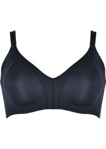 Minimizer-BH Naturana "Minimizer", Damen, Gr. 90, Cup E, schwarz, Obermaterial: 86% Polyamid, 14% Elasthan, unifarben, Basic, BHs Minimizer-BH, Shaping-Effekt, breite Tr&auml;ger, basic, ohne B&uuml;gel, bequem
