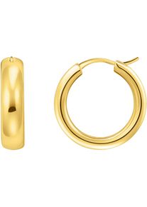 Paar Creolen Thomas Sabo "Schmuck Silber 925 Ohrringe Chunky-Design", gold (gelbgoldfarben), Ohrringe, Damen, Silber 925 (recycelt), Paar Creolen