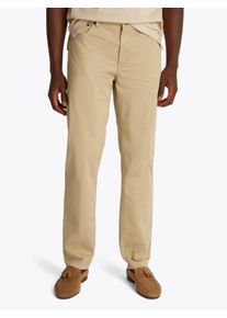 Stoffhose Tommy Hilfiger "DENTON 5PKT COTTON SATIN", Herren, Gr. 31, L&auml;nge 32, gr&uuml;n (batique khaki), Web, Obermaterial: 98% Baumwolle, 2% Elasthan, straight fit normal, Hosen Stoffhose