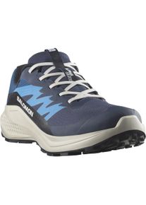 Laufschuh Salomon "ALPHAGLIDE GORE-TEX", Damen, Gr. 45, blau (blau nights, lunar rock, french blau), Synthetik, Textil, Schuhe Laufschuh, wasserdicht