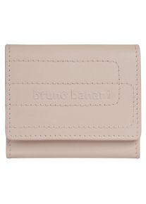 Geldb&ouml;rse Bruno Banani, Damen, beige, Leder, leicht gl&auml;nzend, unifarben, Kleinlederwaren Geldb&ouml;rse, echt Leder