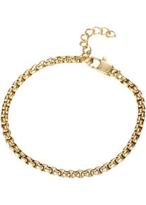 Armband Firetti "Schmuck Geschenk Edelstahl Armschmuck Armkette Venezianerkette Color", gold (gelbgoldfarben), Armb&auml;nder, Damen, 21cm, Edelstahl, Armband