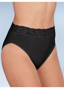 w&auml;schepur Slip W&Auml;SCHEPUR, Damen, Gr. 50, 5 Stk., schwarz, 95% Baumwolle, 5% Elasthan, Unterhosen Slip