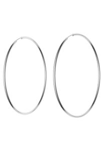 Paar Creolen Firetti "Schmuck Geschenk Silber 925 2,0 mm breit" Gr. 60, silber (rhodiniert), Ohrringe, Damen, 60, Silber 925 (Sterlingsilber), Paar Creolen, Made in Germany