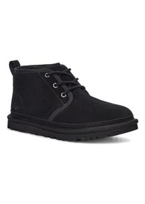 UGG Australia Schn&uuml;rboots UGG "Unisex Neumel", Damen, Gr. 9 (40), schwarz, Veloursleder, Schuhe Schn&uuml;rboots, Chukka Boot, Freizeitschuh zum Schn&uuml;ren