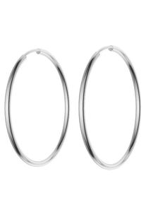 Paar Creolen Firetti "Schmuck Geschenk Silber 925 2,0 mm breit" Gr. 40, silber (rhodiniert), Ohrringe, Damen, 40, Silber 925 (Sterlingsilber), Paar Creolen, L (52/54)