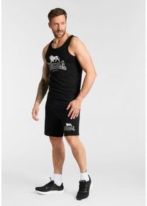 Sportanzug Lonsdale "POLMOOD", Herren, Gr. S, schwarz (schwarz, grau, w), Obermaterial: 100% Baumwolle, Sportanz&uuml;ge Sportanzug