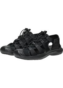 Sandale Keen "SEANIK H2", Herren, Gr. 44,5, schwarz (schwarz, magnet), Synthetik, Schuhe Sandale