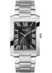 Quarzuhr Guess "CLYDE", silberfarben, Armbanduhren, Damen, Quarzuhr, Armbanduhr, Herrenuhr, Edelstahlarmband
