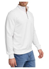 Sweater INDICODE "INPortal", Herren, Gr. L, wei&szlig; (sanftes wei&szlig;), Sweatware, Obermaterial: 60% Baumwolle, 40% Polyester, unifarben, regular fit h&uuml;ftlang, Rundhals, Rippb&uuml;ndchen, Sweatshirts Sweater