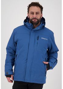 Winterjacke DEPROC Active "MONTREAL MEN", Herren, Gr. XXXL (58), blau (navy), 96% Polyester; 4% Elasthan, Windstopperb&uuml;ndchen mit Daumenl&ouml;chern,mit Schneefang,mit verstellbarem Klettverschluss, Jacken Winterjacke, auch in Gro&szlig;en Gr&ouml;&szlig;en erh&auml;ltlich