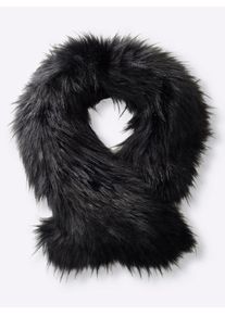 Modeschal Heine, Damen, schwarz, Polyester, Modet&uuml;cher Modeschal