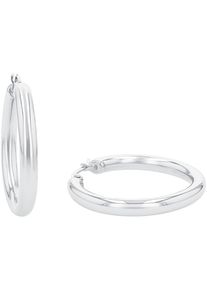 Paar Creolen Amor "9168637", silber (edelstahlfarben), Ohrringe, Damen, Edelstahl, Paar Creolen