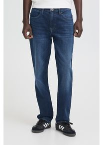 Straight-Jeans Blend "BHROCK REG FIT PPNOOS", Herren, Gr. 31, L&auml;nge 30, denim dunkelblau, Denim/Jeans, Obermaterial: 99% Baumwolle, 1% Elasthan, Abriebeffekte, regular fit lang, Jeans Straight-Jeans, Baumwollmischung, regular fit