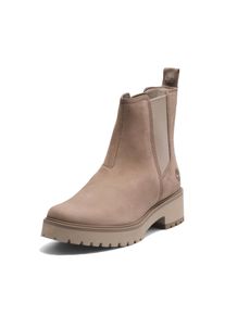 Schn&uuml;rboots Timberland "CARNABY COOL MID CHELSEA BOOT", Damen, Gr. 42, taupe gray, Leder, Schuhe Schn&uuml;rboots, Stiefelette, Winterschuhe, Ankle Boots