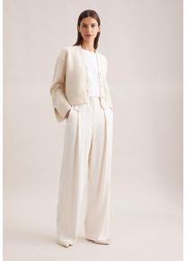 Stoffhose Seidensticker, Damen, Gr. 38, Normalgr&ouml;&szlig;en, sanftes wei&szlig;, 99% Viskose, 1% Elasthan, unifarben, Hosen Stoffhose