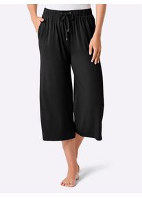 7/8-Hose feel good, Damen, Gr. 44/46, Normalgr&ouml;&szlig;en, schwarz, 95% Viskose, 5% Elasthan, unifarben, Hosen 7/8-Hose