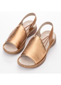 Riemchensandale Ara "HAWAII", Damen, Gr. 38, braun, Glattleder, Schuhe Riemchensandale, Sandalette, Festtagsschuh in Bequemweite G (= weit)