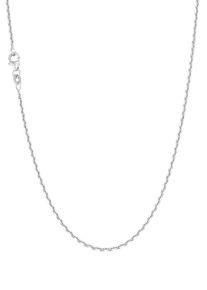 Collierkettchen Amor "Ankerkettengliederung", silber (silberfarben), Halsketten, Damen, Silber 925 (Sterlingsilber), L: 80, Collierkettchen, Made in Germany