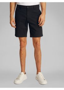 Chinoshorts Calvin Klein "MODERN TWILL SLIM CHINO SHORT", Herren, Gr. 39, N-Gr, schwarz, Twill, Obermaterial: 98% Baumwolle, 2% Elasthan, unifarben, slim fit kniefrei, Hosen Chinoshorts, mit Logo-Patch
