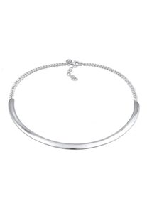 Choker Elli Premium "Halskette Halsreif Cuff Basic It-Piece Blogger 925er Silber" Gr. 38, silber, Halsketten, Damen, ohne Stein, Silber 925 (Sterlingsilber), Choker
