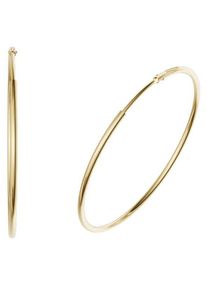 Paar Creolen Firetti "Schmuck Geschenk Silber 925 1,5 mm breit" Gr. 44, gold (gelbgoldfarben), Ohrringe, Damen, 44, Silber 925 (Sterlingsilber), Paar Creolen, Made in Germany