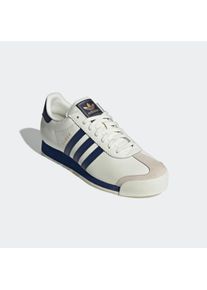 Sneaker adidas originals "SAMOA", Herren, Gr. 44, wei&szlig; (sanftes wei&szlig;, dunkelblau, gold metallic), Leder, Synthetik, Schuhe Sneaker, Topseller