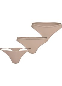 Slip "3 PACK MULTI SHAPE BOTTOM", Damen, Gr. XL (42/44), 3 Stk., misty blush, misty blush, misty blush, Jersey, Obermaterial: 79% Polyamid, 21% Elasthan, Tommy Hilfiger Underwear, unifarben, k&ouml;rpernah, Unterhosen Slip, mit Shape Effekt