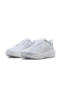 Laufschuh Nike "QUEST 6", Herren, Gr. 47,5, silber (wei&szlig;, platinum tint, wei&szlig;), Textil, Schuhe Laufschuh