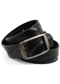 Lederg&uuml;rtel Anthoni Crown, Damen, Gr. 110, schwarz, Leder, unifarben, G&uuml;rtel Lederg&uuml;rtel, pflanzlich gegerbtes Leder