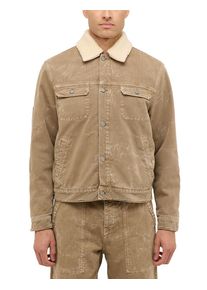 Outdoorjacke Mustang "Herren Style Monowi Jacket", Herren, Gr. XL, hellbraun, 100% Baumwolle, weit, Jacken Outdoorjacke