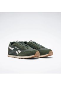 Sneaker Reebok CLASSIC "REEBOK GLIDE LOW", Herren, Gr. 44,5, grit gr&uuml;n, grit gr&uuml;n, chalk, Leder, Synthetik, Textil, Schuhe Sneaker