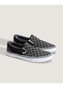 Slip-On Sneaker Vans "UA Classic Slip-On", Herren, Gr. 42,5, schwarz, pewter checkerboard, Textil, Schuhe Slip-On Sneaker, aus textilem Canvas-Material