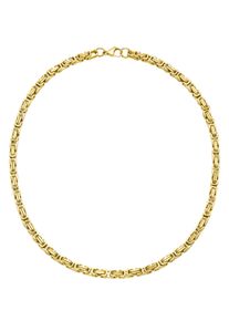 K&ouml;nigskette Firetti "Schmuck Geschenk Edelstahl Halsschmuck Halskette 5,5 mm breit", gold (gelbgoldfarben), Halsketten, Herren, Edelstahl, L: 50 B: 5,5mm, K&ouml;nigskette, B:5,5mm
