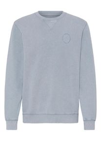 Sweatshirt Blend "BHFACTOR CREW SWEATSHIRT", Herren, Gr. M, faded denim, Sweatware, Obermaterial: 100% Baumwolle, unifarben, regular fit normal, Rundhals, Sweatshirts Sweatshirt