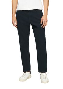Chinohose s.Oliver, Herren, Gr. 32, L&auml;nge 32, blau (navy), Web, Obermaterial: 98% Baumwolle, 2% Elasthan, unifarben, lang, Hosen Chinohose, mit Stretch